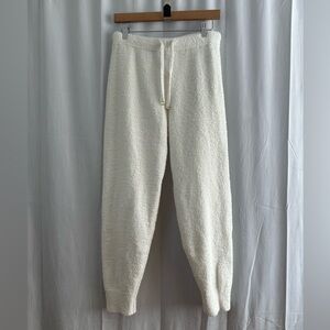 Cupcakes & Cashmere Off White Teddy Lounge Pajama Pants Womens Size Small